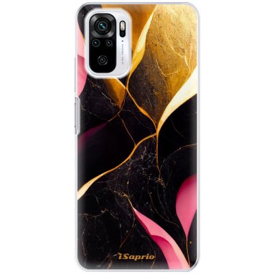 Pouzdro iSaprio - Gold Pink Marble - Xiaomi Redmi Note 10 / Note 10S