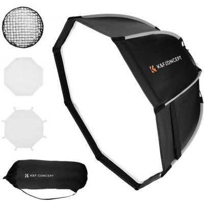 K&F Concept rychloupínací osmihranný softbox s držákem Bowens 90 cm – Zboží Živě