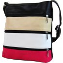 Sun-bags crossbody s pruhy H0438 šedá