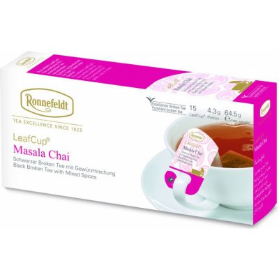 Ronnefeldt LeafCup Masala Chai čaj sáčky 15 x 4.3 g