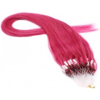 50cm vlasy pro metodu easy loop/micro ring 0,7g/pramen růžová – Zboží Mobilmania