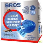 Bros Elektrický odpařovač proti komárům + polštářky 10 kusů 06940 – HobbyKompas.cz