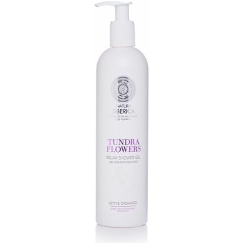 Natura Siberica Siberie Blanche relaxační sprchový gel Tundra Flowers 400 ml