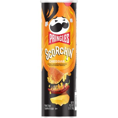 Pringles pálivé chipsy s příchutí čedaru 158 g – Zboží Dáma