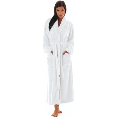 Huňatý župan unisex 21 20 0100 bílá – Sleviste.cz