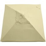 MVIA (Moravia Propag) Náhradní potah na slunečník 3,5 × 3,5 m (béžový, s volánem) – Hledejceny.cz