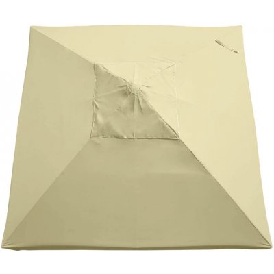 MVIA (Moravia Propag) Náhradní potah na slunečník 3,5 × 3,5 m (béžový, s volánem) – Hledejceny.cz