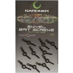 Gardner Kolíček s obratlíkem Covert Swivel Bait Screws Anti Glare Standard 10ks – Zboží Mobilmania