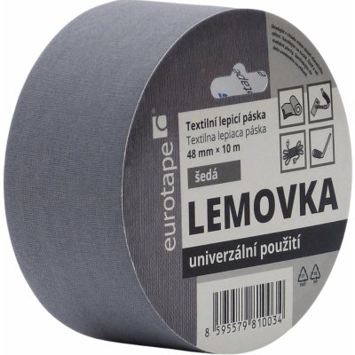 Europack Lemovka lemovací páska na koberce 5 cm x 10 m šedá – Zbozi.Blesk.cz