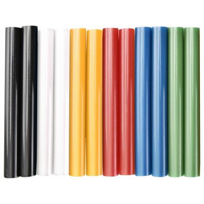 Tavné tyčinky 11x100mm/12ks barevné Extol – Hledejceny.cz