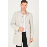 Dewberry pánský kabát krémová – Zboží Dáma
