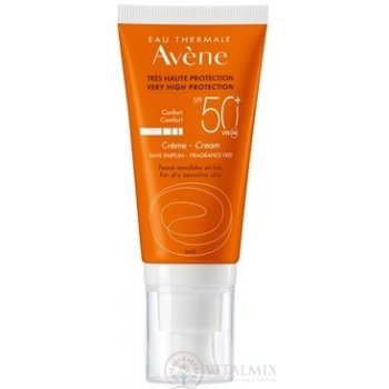 Avène Sun Sensitive krém na opalování bez parfemace SPF50+ 50 ml od 354 Kč  - Heureka.cz