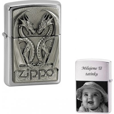 Zippo Twins Dragon Heart Emblem 728321 – Hledejceny.cz