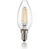 Žárovka CLASSIC OLIVA LED žárovka E14 B35 4W 490lm 4000K čirá, nestmívatelná