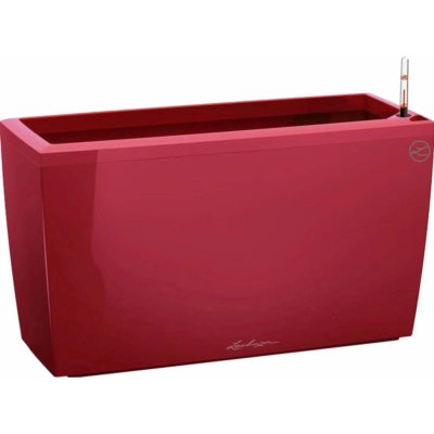 Lechuza Květináč Cararo Premium červená lesklý 75 x 30 x 43 cm – Hledejceny.cz