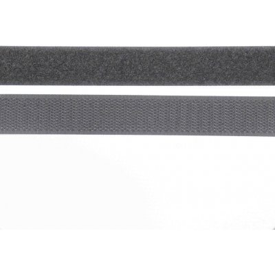 Pro Háčkování Suchý zip, 20 mm, komplet tmavě šedá – Hledejceny.cz