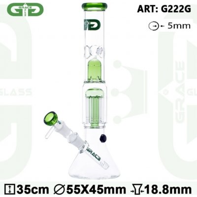 Grace Glass bong se stromovým perkul. 35cm – Zbozi.Blesk.cz