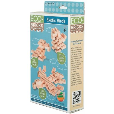 Once Kids Eco-Bricks 3in1 Papoušci