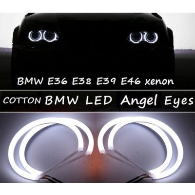 Angel Eyes kroužky BMW E36 E38 E39 E46 xen COTTON - bílá – Zboží Mobilmania