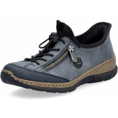 Rieker Dámské polobotky N3267-15 MODRÁ – Hledejceny.cz