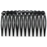 Hřebínek s vlnitým okrajem Barva: černá – Zboží Dáma