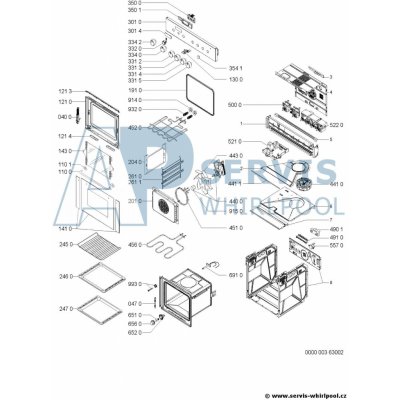 Whirlpool 481941129462 knoflik ovladaci WH