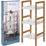 regál 30x30x72cm, 3 police, MDF BÍ/bambus – Hledejceny.cz