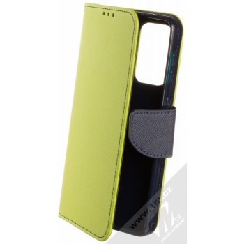 Pouzdro 1Mcz Fancy Book Samsung Galaxy A33 5G limetkově zelená modré