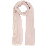 Clayre & Eef Béžový šátek s třásněmi – Zboží Mobilmania