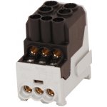 Eleman Blok pro rozdělení fází UVB 100 L S, 1pól., 101A, 1000V, černý, na DIN – Zbozi.Blesk.cz