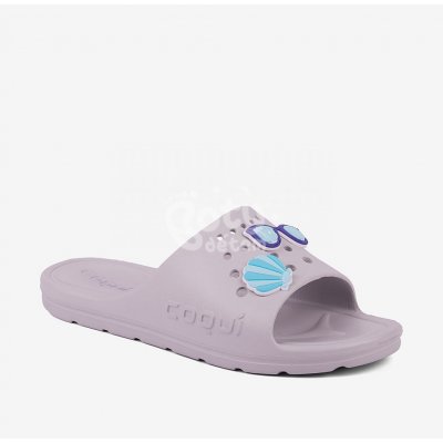 Coqui Long Khaki Grey pantofle Amulet – Zboží Dáma