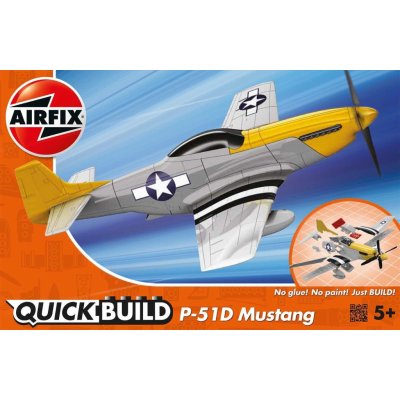 AIRFIX Quick Build letadlo J6016 P-51D Mustang – Zboží Mobilmania