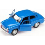 Welly Dromader Auto Trabant 601 Klasic kov/plast 11cm 39 na volný chod 4 barvy v krabičce 15x7x7cm 1:34 – Hledejceny.cz