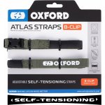 OXFORD zavazadlové popruhy Atlas B-Clip zelená 17mm x 1.2m – Zboží Dáma