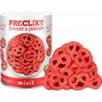 Mixit Preclíky v jogurtové čokoládě s jahodami 250 g – Sleviste.cz