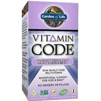 Garden of life Vitamin Code RAW Prenatal multiVitamín pro těhotenství 90 rostlinných kapslí