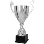 Stříbrný kovový pohár 56 cm 20 cm – Zboží Dáma