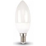 V-TAC mléčná led svíčka e14 4w plamen neutrální bílá 4000 4500k – Hledejceny.cz
