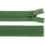 Prima-obchod Spirálový zip skrytý No 3 délka 30 cm dederon, barva 265 zelená lahvová – Hledejceny.cz