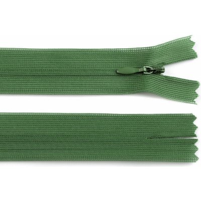 Prima-obchod Spirálový zip skrytý No 3 délka 30 cm dederon, barva 265 zelená lahvová – Hledejceny.cz