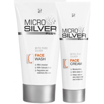 LR Microsilver Plus mycí krém 150 ml + pleťový krém 50 ml dárková sada – Zbozi.Blesk.cz