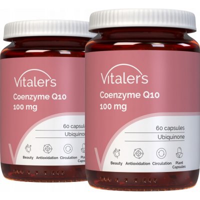 Vitaler's Koenzym Q10 čistý 100 mg 60 kapslí – Hledejceny.cz