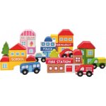 WOODY DŘEVO Příslušenství k dráze set Město – Sleviste.cz