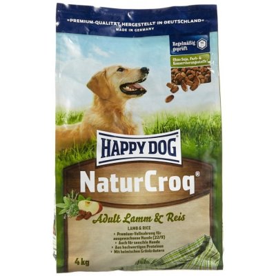 Happy Dog NaturCroq Lamb & Rice 4 kg – Hledejceny.cz