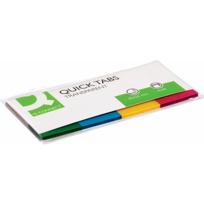 Samolepicí záložky Q-Connect - foliové, mix barev – Zbozi.Blesk.cz