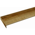 Bukoma Schodový nášlap Levý Dub Rustikální Medový – Zboží Mobilmania