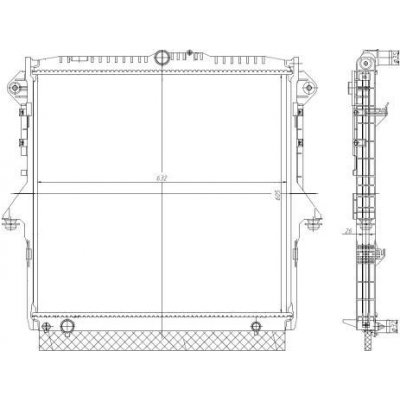Chladič, chlazení motoru NRF 560001 – Sleviste.cz