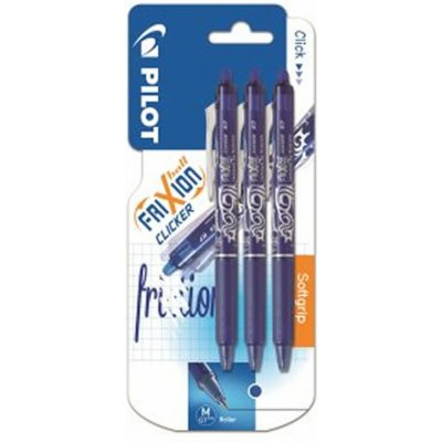 PILOT FriXion Clicker 07, BL 3ks modrá – Zboží Dáma