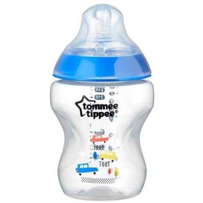 Tommee Tippee C2N kojenecká láhev 1 ks modrá 260 ml