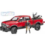 Bruder 2502 Terénní auto RAM + motocykl Scrambler Ducati Desert Sled s figurkou 1:16 – Zboží Mobilmania